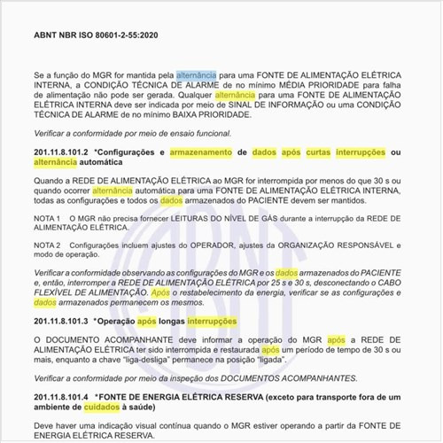 Quais são as configurações e armazenamento de dados após curtas interrupções ou alternância automática?