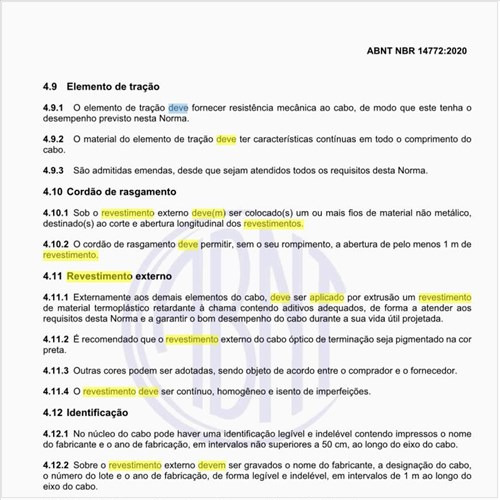 O que deve ser aplicado como revestimento externo?