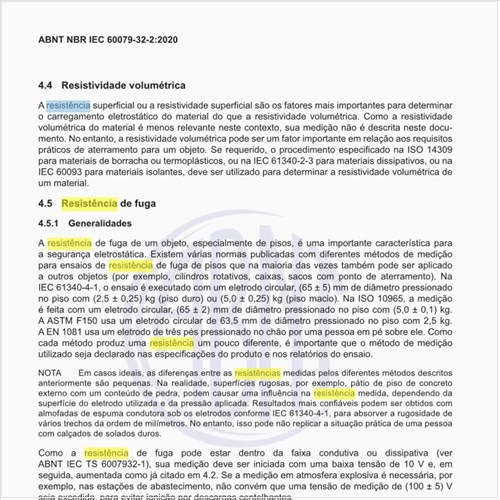 Quais os conceitos da resistência de fuga?