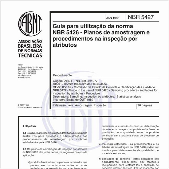 Quais os campos de aplicação dos planos de amostragem de inspeção por atributos?
