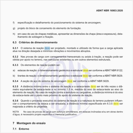 Como deve ser feita a preparação da estaca-teste?