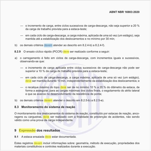 Qual deve ser a expressão dos resultados?
