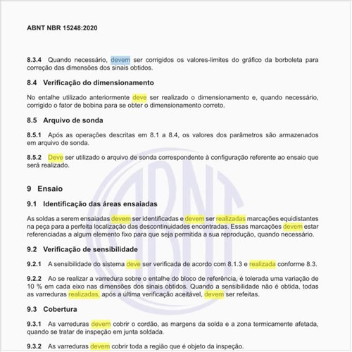 Como deve ser realizada a sobreposição?