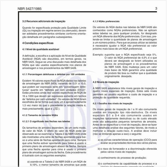 Quais os níveis de inspeção nos planos de amostragem de inspeção por atributos?