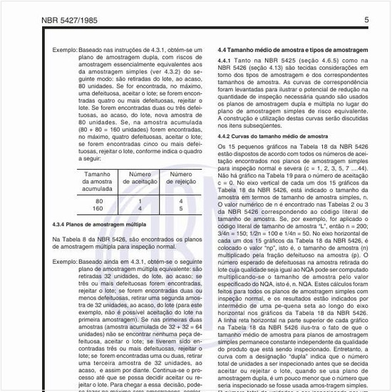Qual o tamanho médio de amostra na inspeção por atributos?