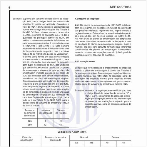 Qual o regime de inspeção indicado para os possíveis defeitos?