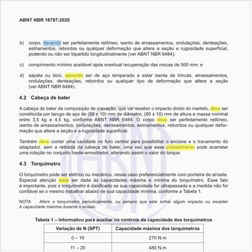 Como deve ser o procedimento depois de terminada a operação para obtenção de N?