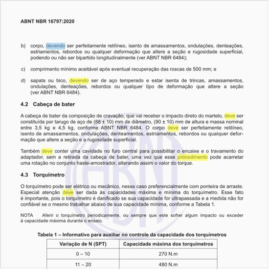 Como deve ser o procedimento depois de terminada a operação para obtenção de N?