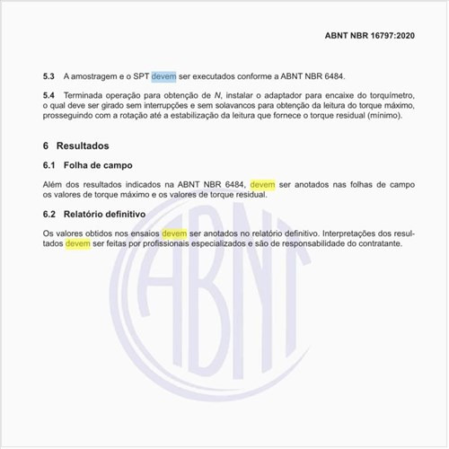 Como devem ser apresentados os resultados?