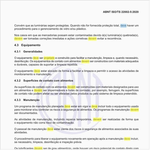 Como deve ser projetado o equipamento?