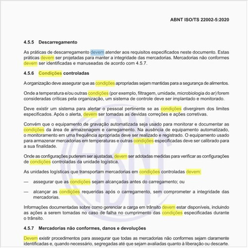 Como devem ser feitas as condições controladas?