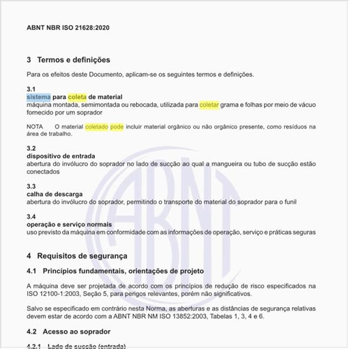 Como pode ser definido um sistema para coleta de material?