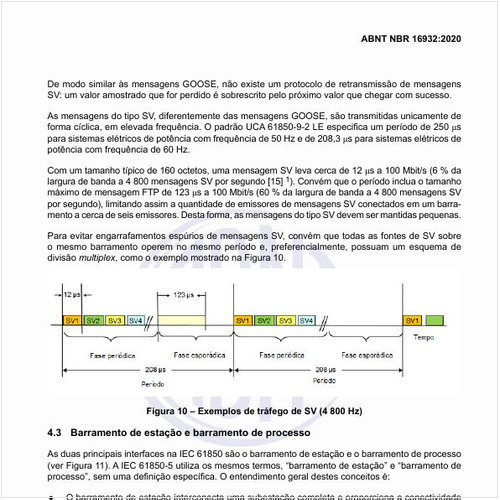 O que representa o barramento de estação e barramento de processo?