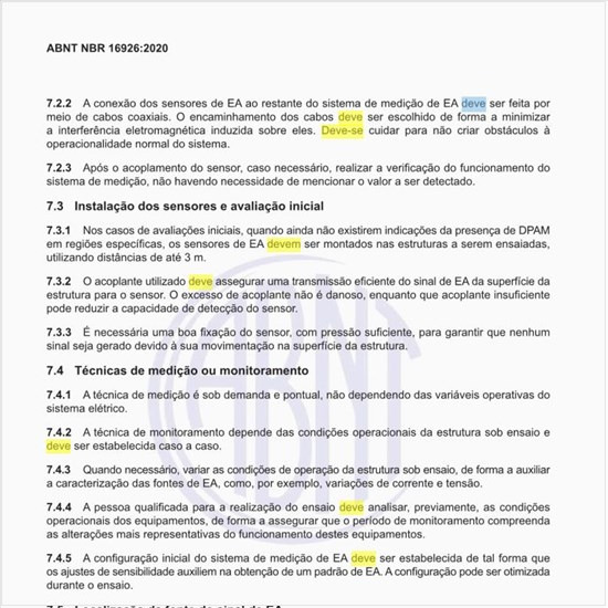 O que deve conter o relatório de ensaio?