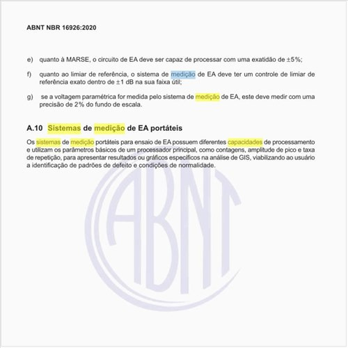 Quais as capacidades dos sistemas de medição de EA portáteis?