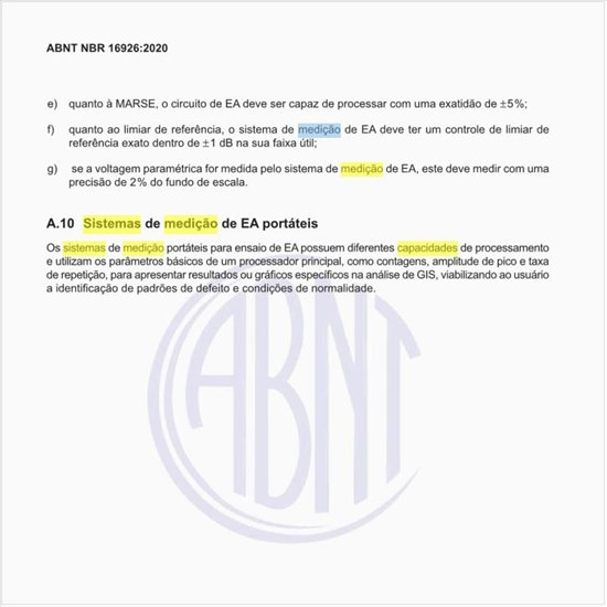 Quais as capacidades dos sistemas de medição de EA portáteis?