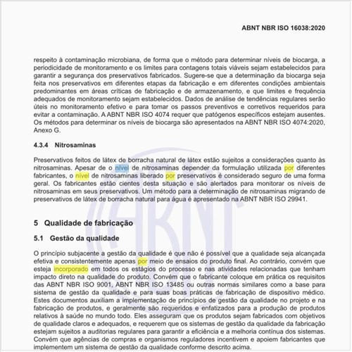 Por que controlar o nível de nitrosaminas?