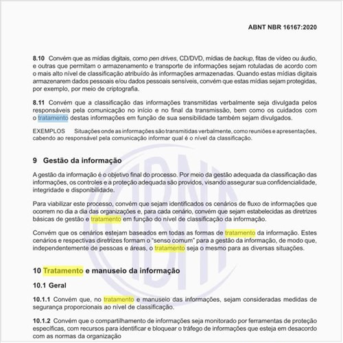 O que é o tratamento da informação?