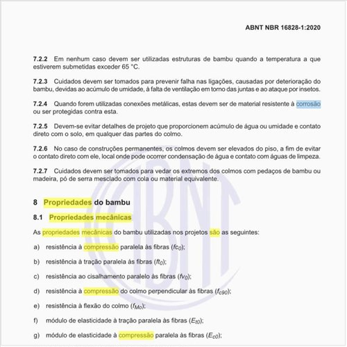 Quais são as propriedades mecânicas do bambu?