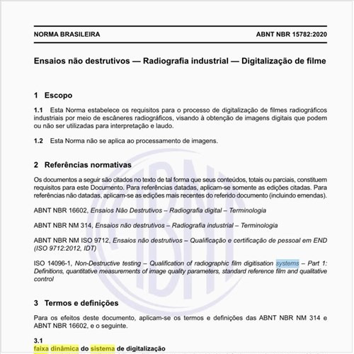 O que é a faixa dinâmica do sistema de digitalização?