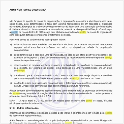 Quais devem ser os objetivos de gestão de serviço e o planejamento para alcançá-los?