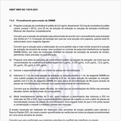 Como deve ser feita a normalização de conteúdos dos GAG?