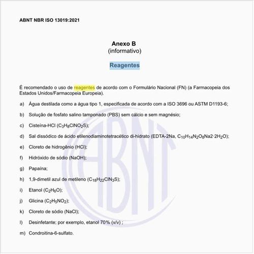 Quais são os reagentes a ser usados?