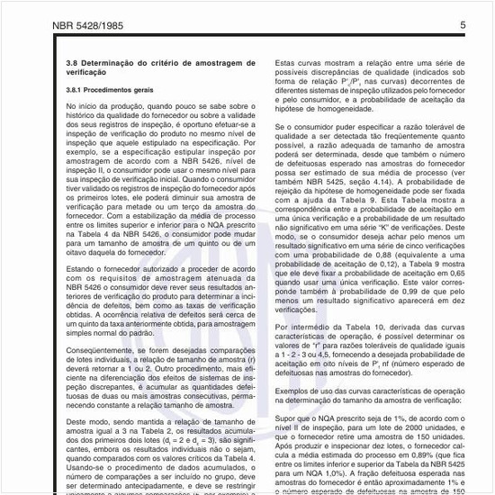 Como devem ser feitos os procedimentos baseados nas curvas características de operação (CCO)?