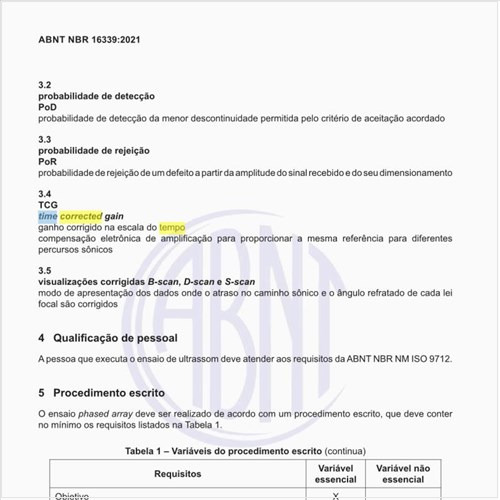 O que é o time corrected gain?