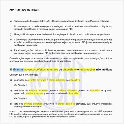 O que fazer em relação aos eventos adversos, efeitos adversos do dispositivo e reclamações não médicas?
