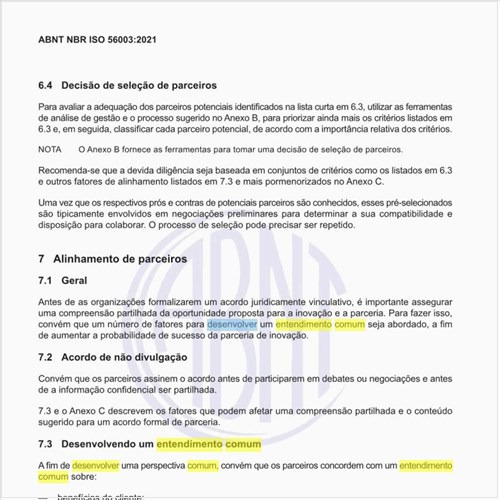 Como desenvolver um entendimento comum entre parceiros?