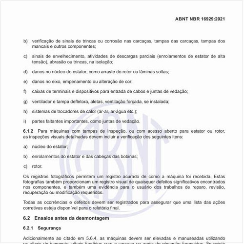 Qual é o esquema de ligação para ensaios de desequilíbrio de corrente?