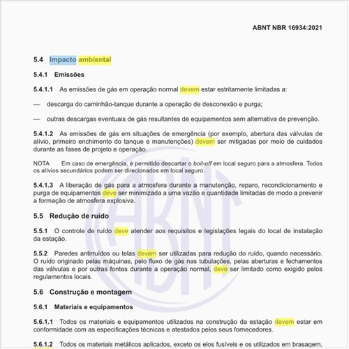 O que deve ser feito em relação ao impacto ambiental nas estações?