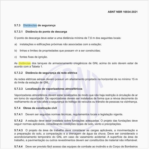 Quais são as distâncias de segurança?
