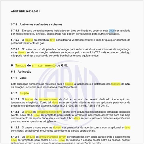 Como deve ser executado o projeto do tanque de armazenamento de GNL?