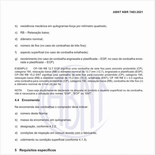 O que o comprador deve indicar na encomenda?