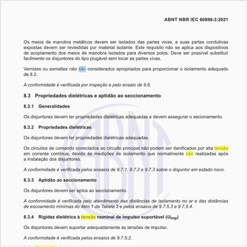 Quais são os valores da elevação de temperatura?
