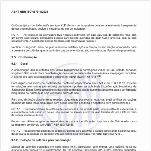 Como deve ser feita a confirmação dos resultados?