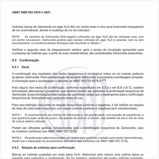 Como deve ser feita a confirmação dos resultados?