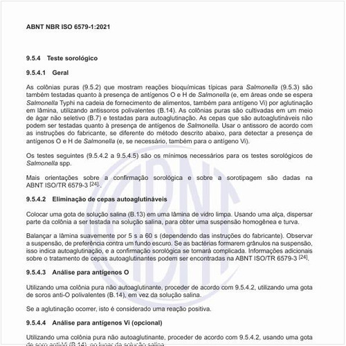 Como deve ser executado o teste sorológico?