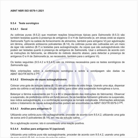 Como deve ser executado o teste sorológico?