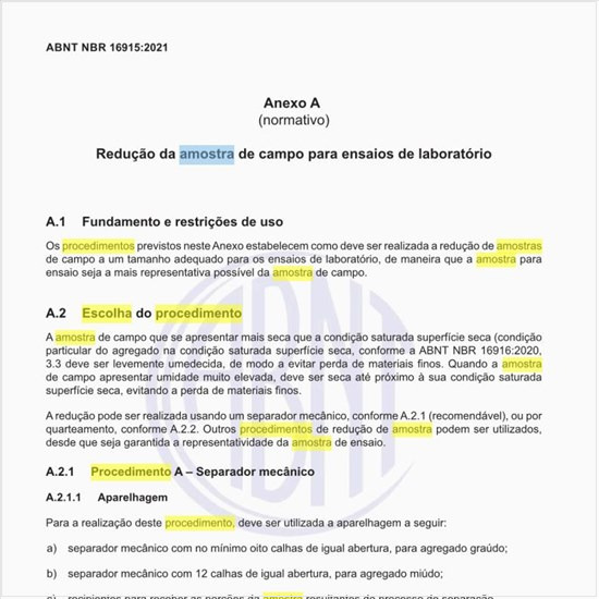 Como fazer a escolha do procedimento para a amostra de campo?