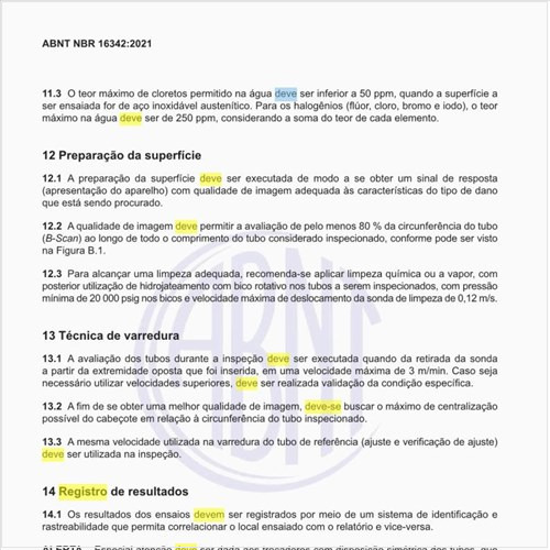 Como deve ser feito o registro de resultados?