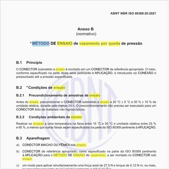 Qual é o método de ensaio de vazamento por queda de pressão?