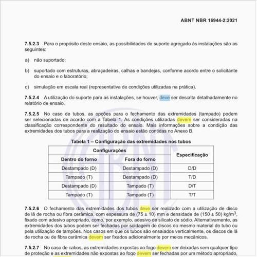 Como deve ser feita a selagem de abertura de passagem?