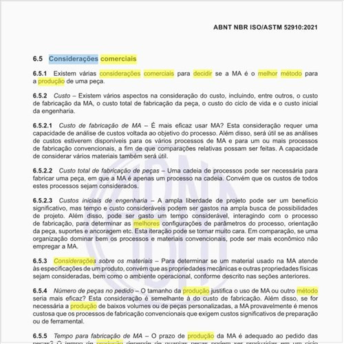 Quais são as considerações comerciais para decidir se a MA é o melhor método para a produção de uma peça?