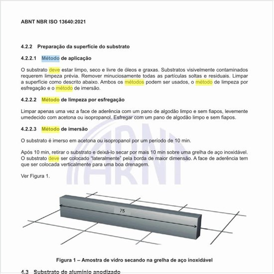 Como deve ser o método de aplicação?