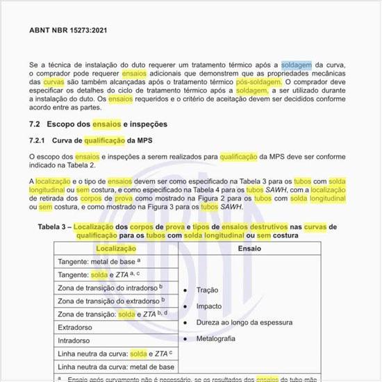 Qual é a localização dos corpos de prova e os tipos de ensaios destrutivos nas curvas de qualificação para os tubos com solda longitudinal ou sem costura?