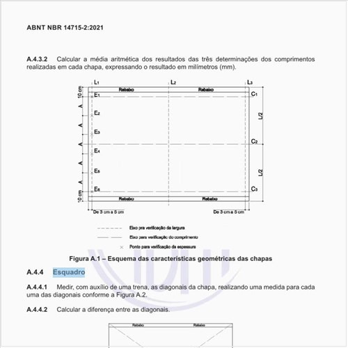 Como fazer a determinação do esquadro das chapas?