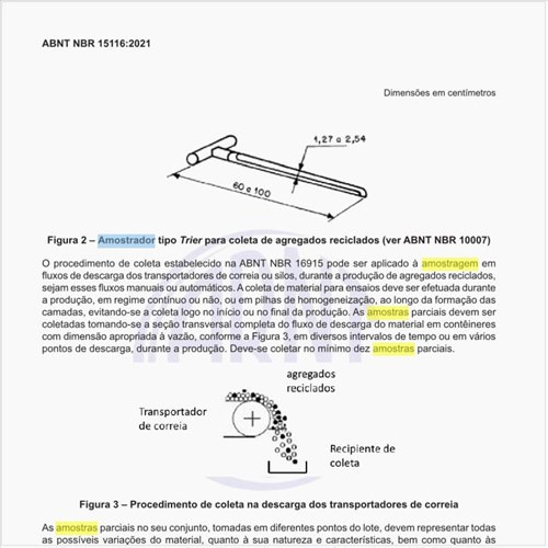 Qual a quantidade mínima, em massa, da amostra de ensaio?